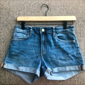 High Waisted Jean Shorts